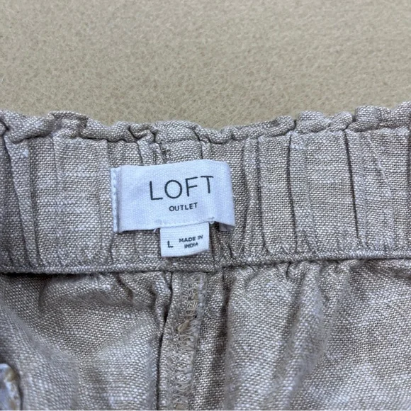 Two Pack Loft Linen Blend Shorts - Picture 10 of 12